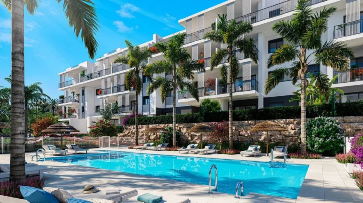 Apartament na środkowym piętrze Estepona