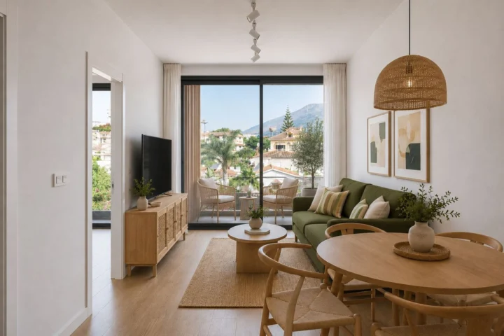 Apartament na środkowym piętrze Los Boliches