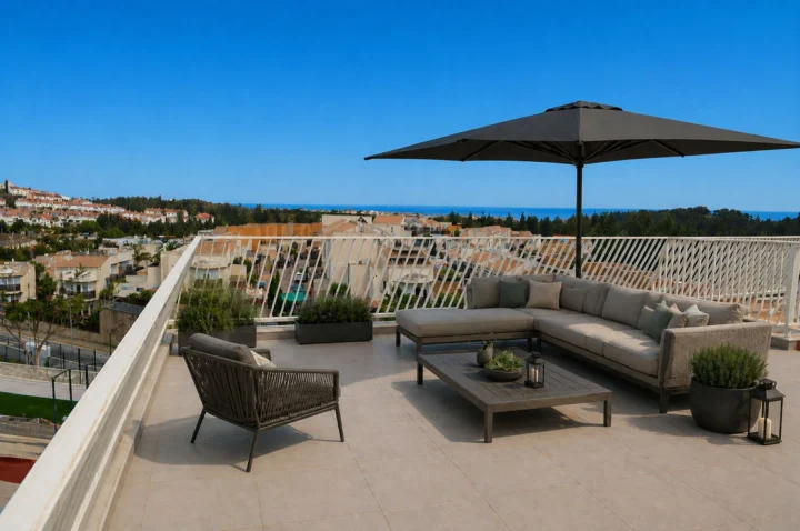 Apartament na ostatnim piętrze La Cala de Mijas
