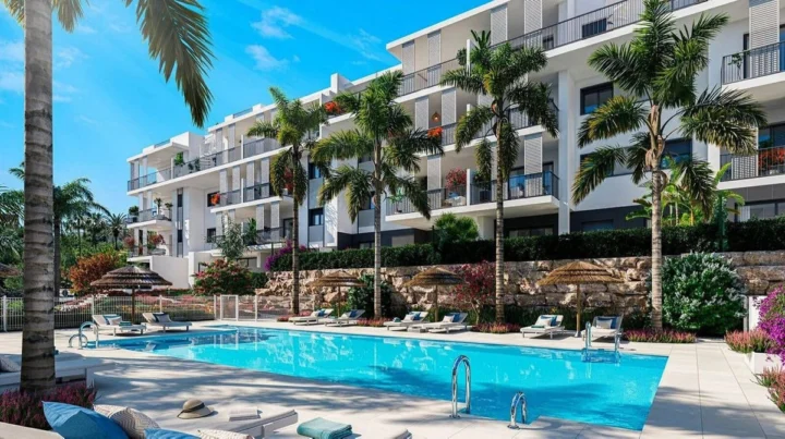 Apartament na środkowym piętrze Estepona