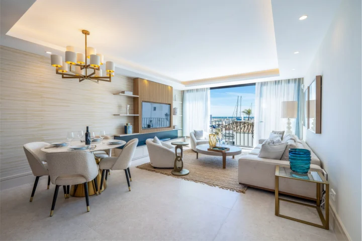 Apartament na środkowym piętrze Puerto Banús