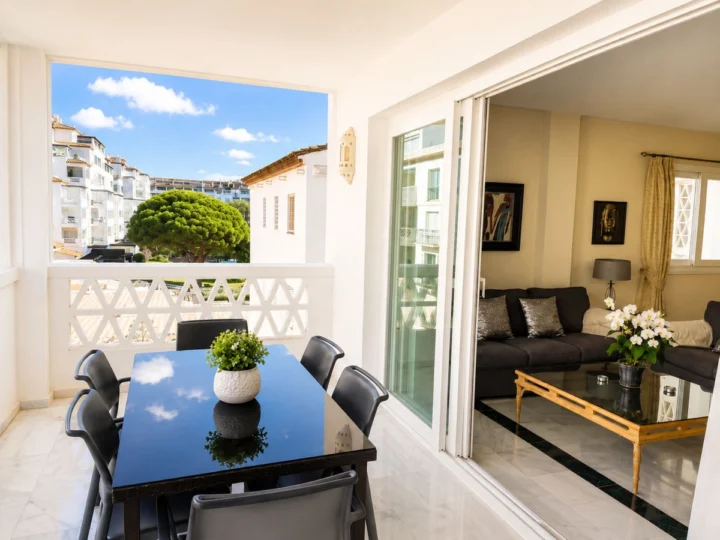 Apartament na środkowym piętrze Puerto Banús