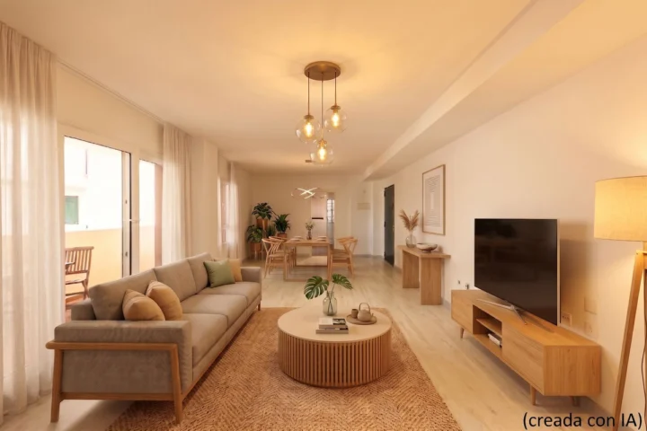 Apartament na środkowym piętrze Torrequebrada
